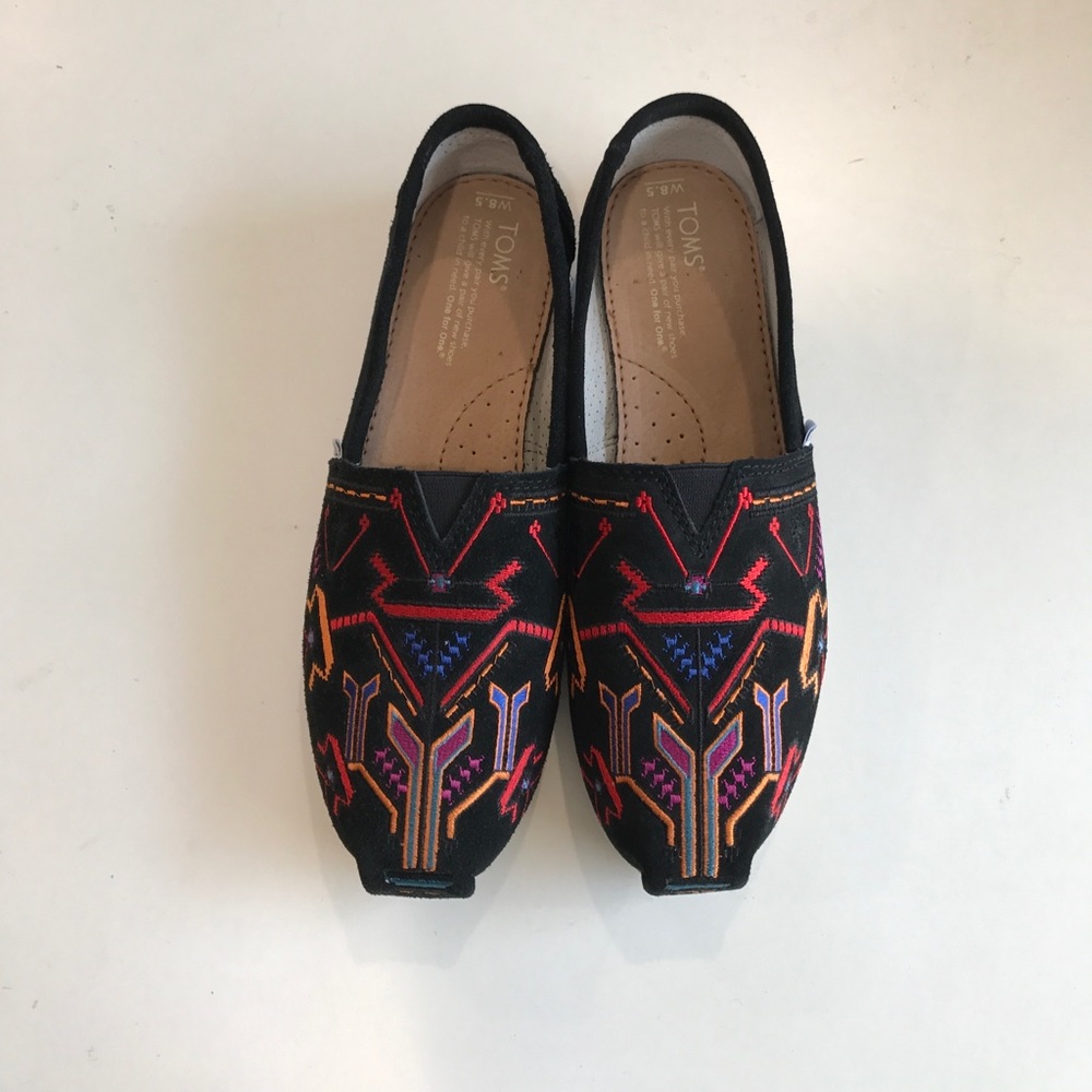 Embroidered Toms Women's Shoes