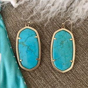 Kendra Scott Danielle earrings- turquoise