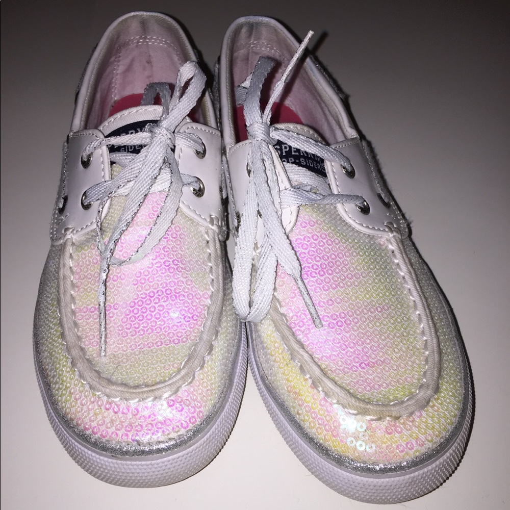 Bahamas White Iridescent Sperry