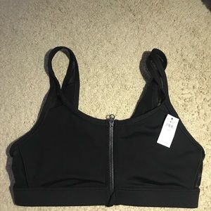 NWT BLACK AERIE SPORTS BRA