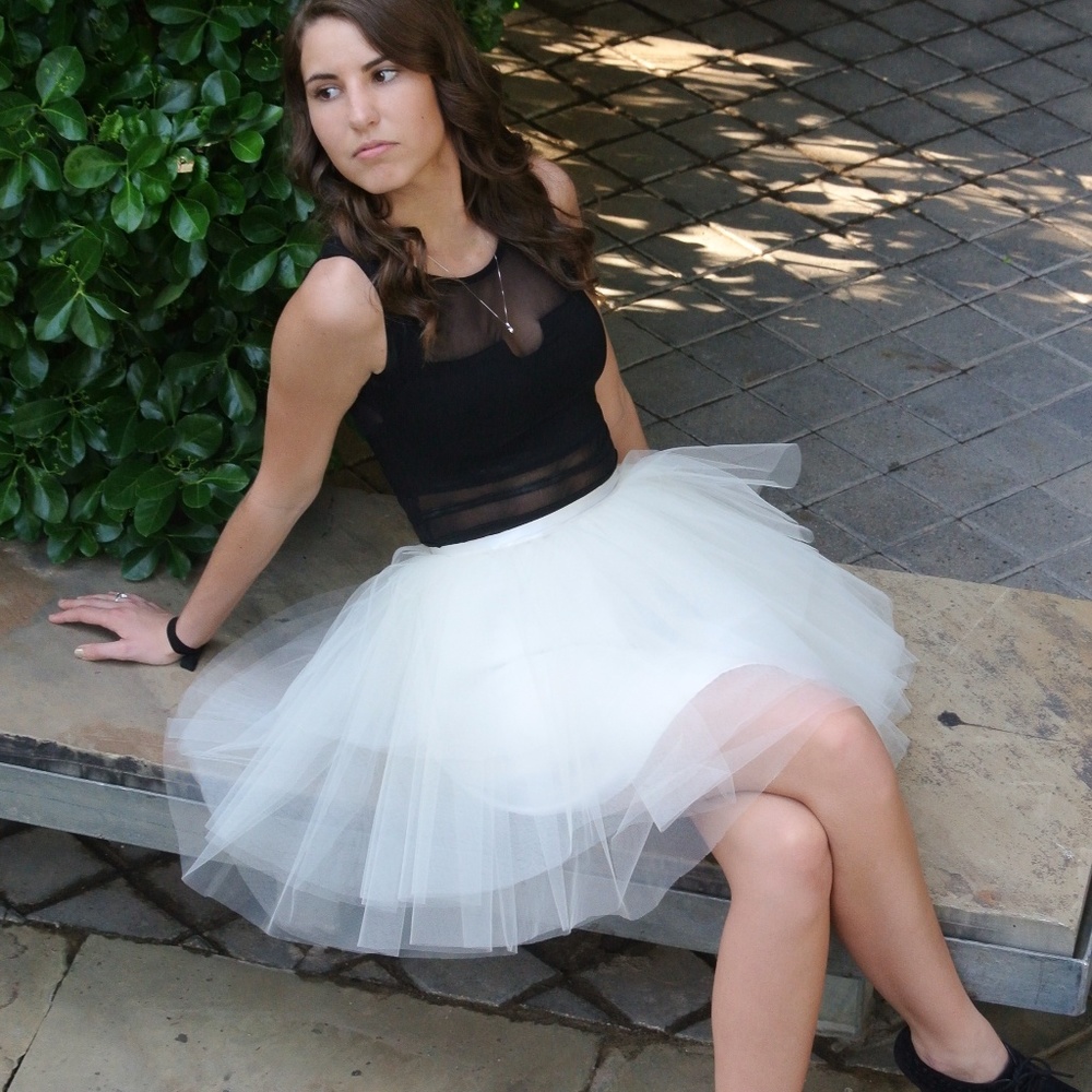 White Tutu Skirt / Carrie Bradshaw White skirt
