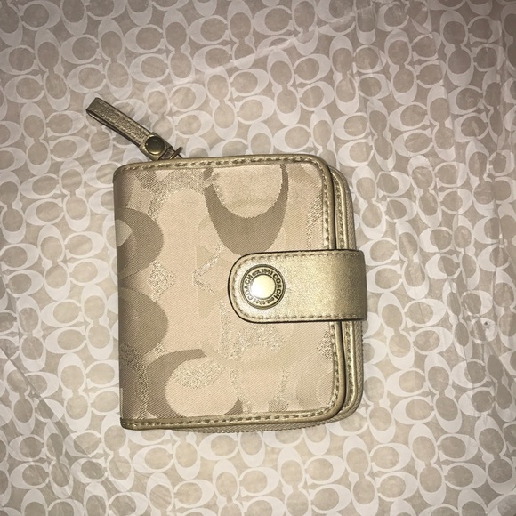 Coach Handbags - Khaki coach wallet