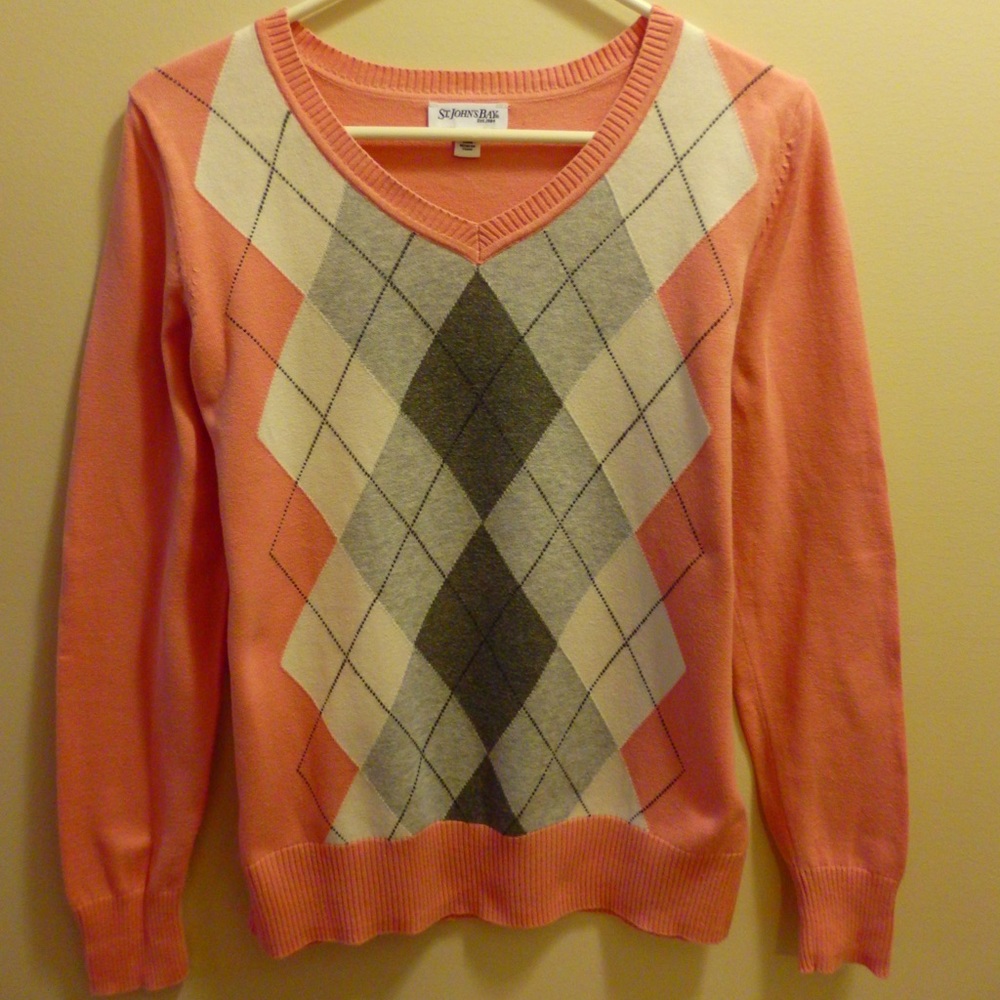 St. John's Bay argyle sweater