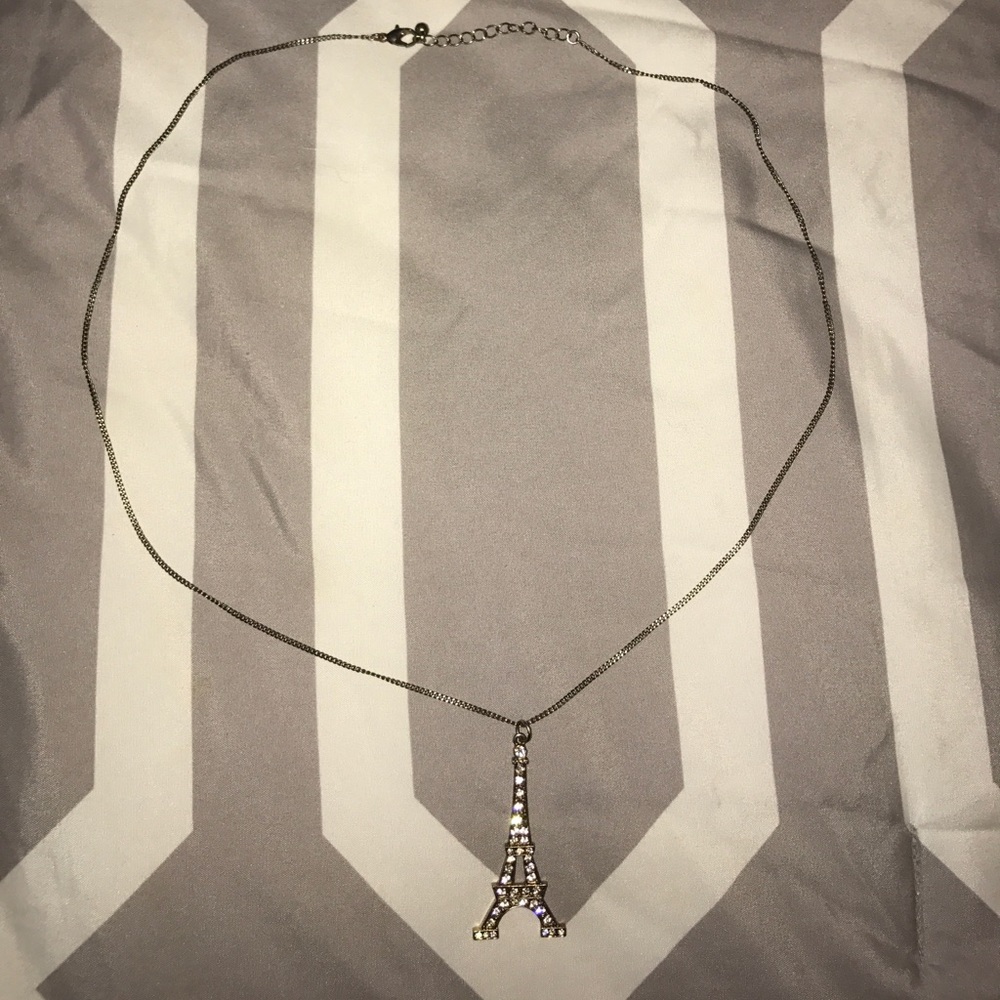 Eiffel Tower charm necklace