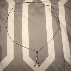 Eiffel Tower charm necklace