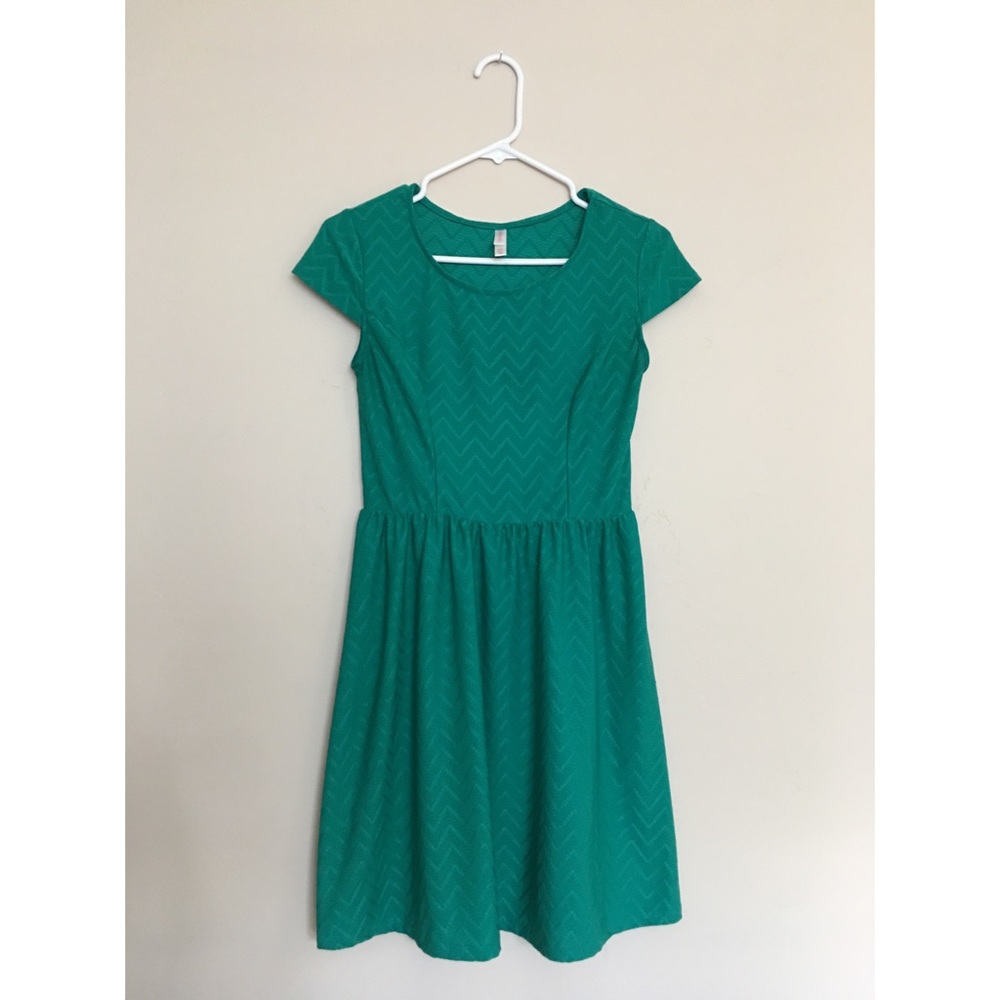 Jade green dress