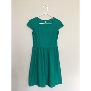 Jade green dress