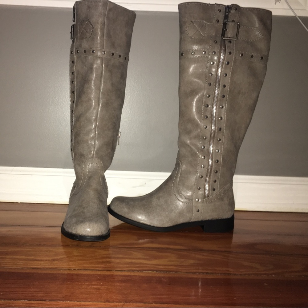 Just Fab Talina knee-high riding boots