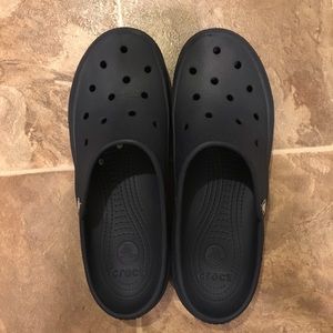 Navy blue Crocs size Men 10/Women 11