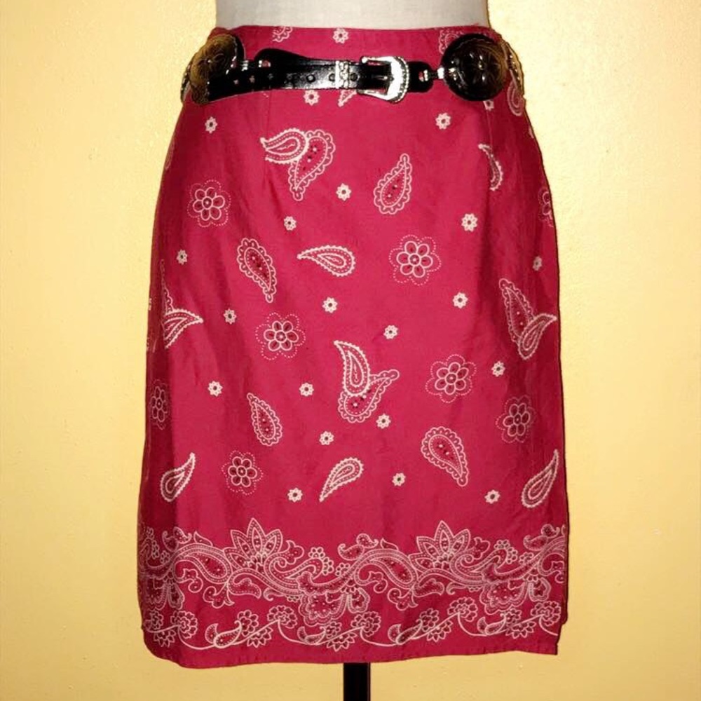 Vintage wrap skirt