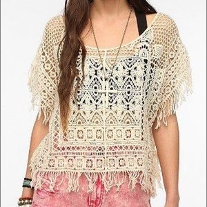 Urban Outfitters Ecote Crotchet Top