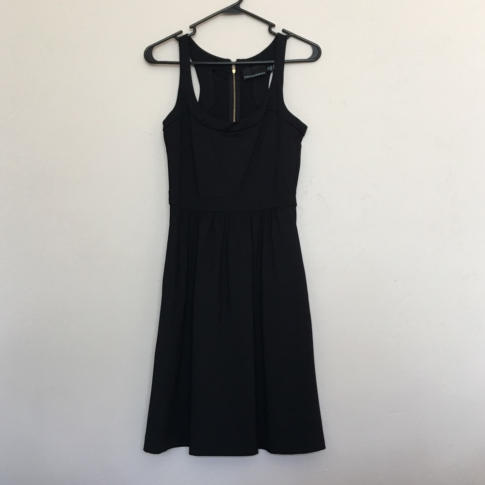 Black dress with Gold zipper