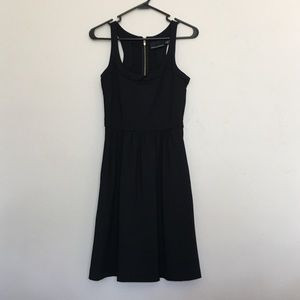Black dress with Gold zipper