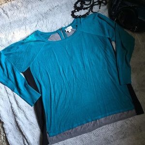 NWT Avenue Colorblock Sweater