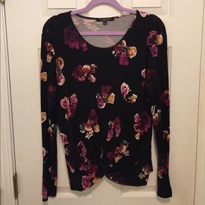 FINAL PRICE DROP- Final 7 days! Black floral top.