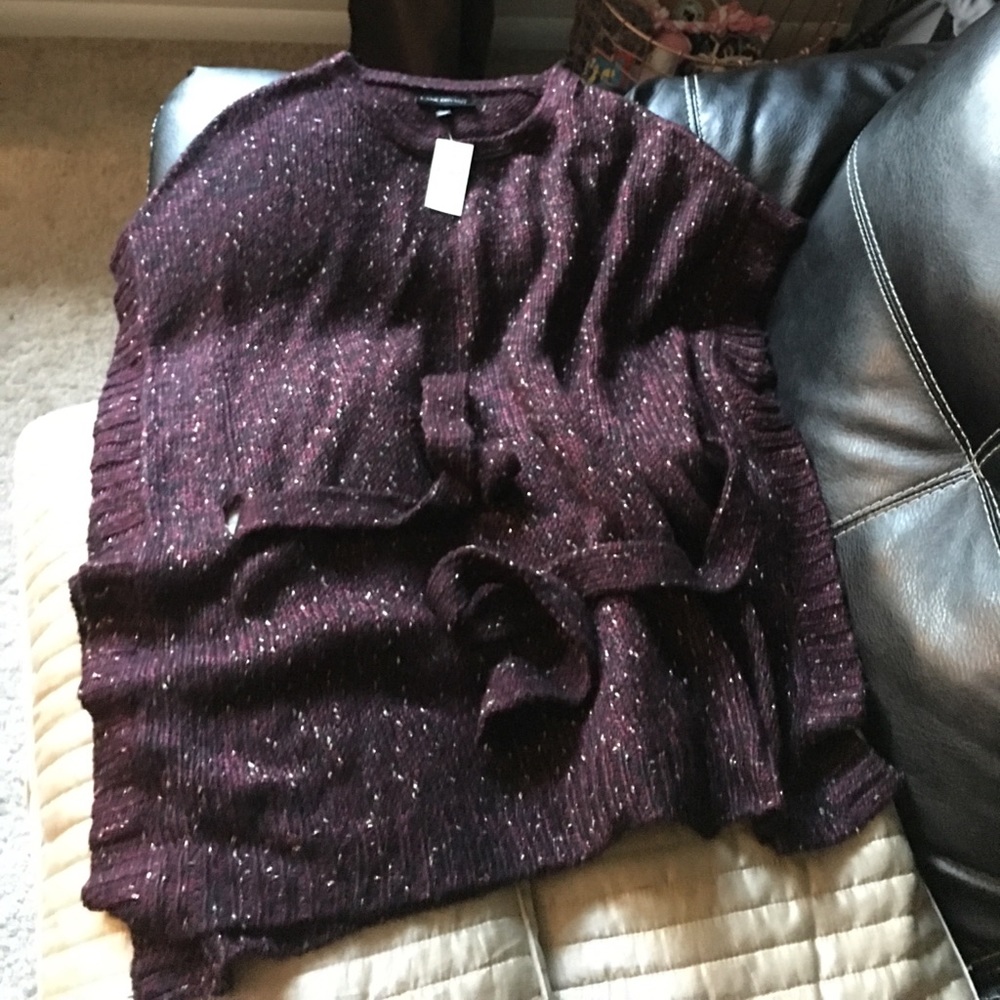 Lane Bryant sweater poncho