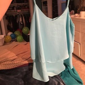 Flowy Light Blue Tank