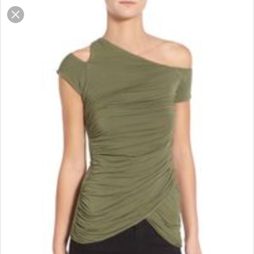 Brand new with tags olive top