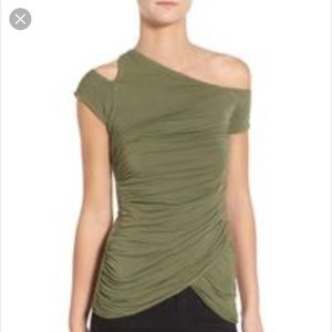 Brand new with tags olive top