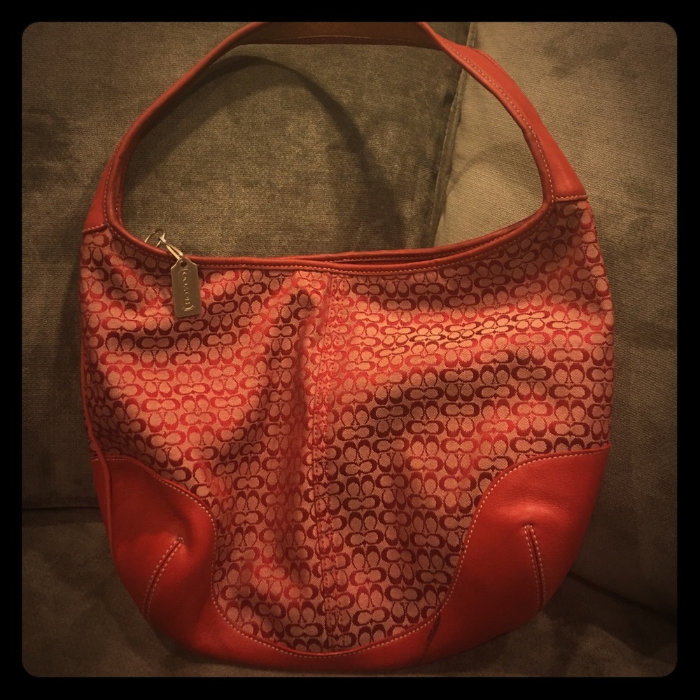 Red Coach Purse