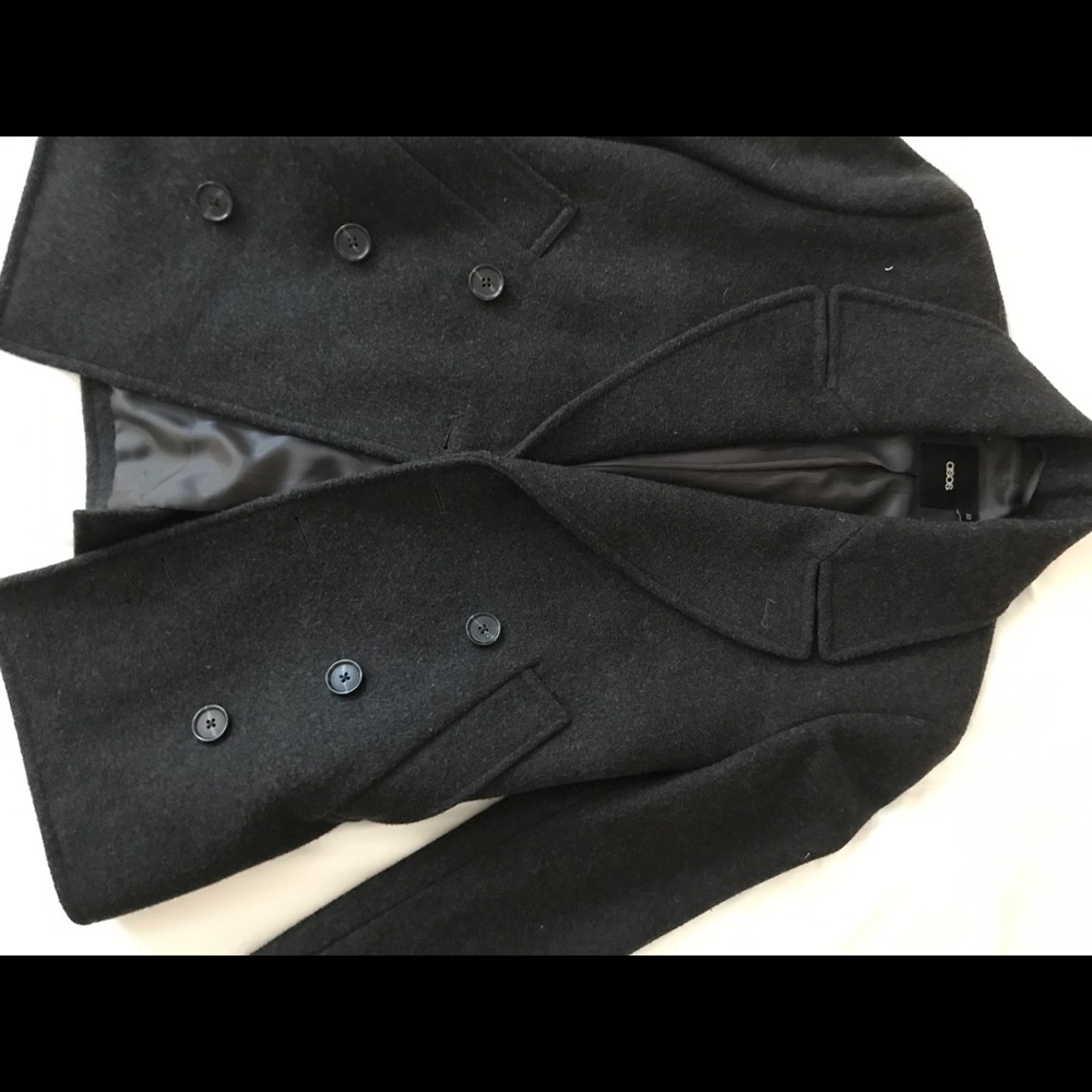 ASOS BLACK PEACOAT