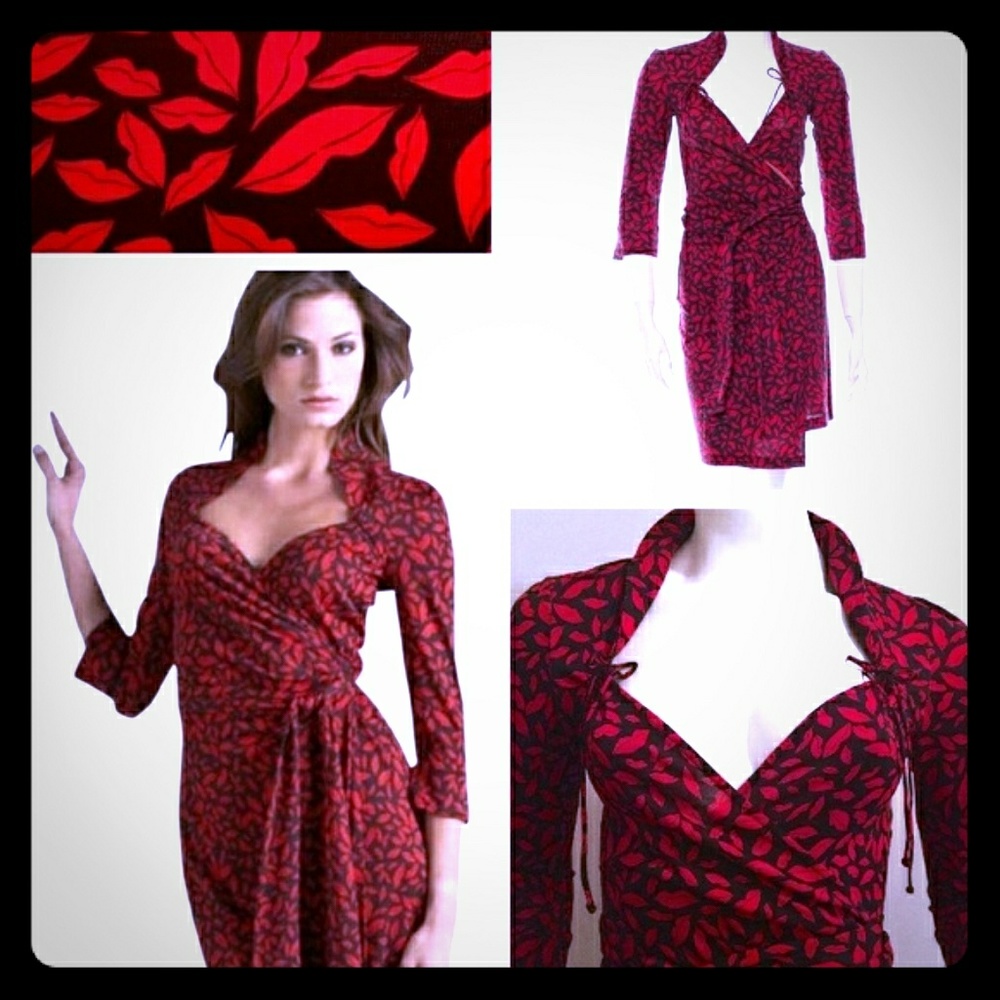 Diane Von Furstenberg DVF Gildred Wrap Dress - 12