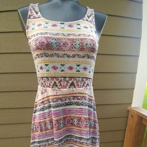 Wallflower size med aztec knit dress