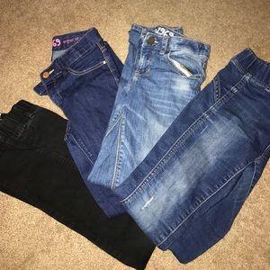Little girls skinny legs