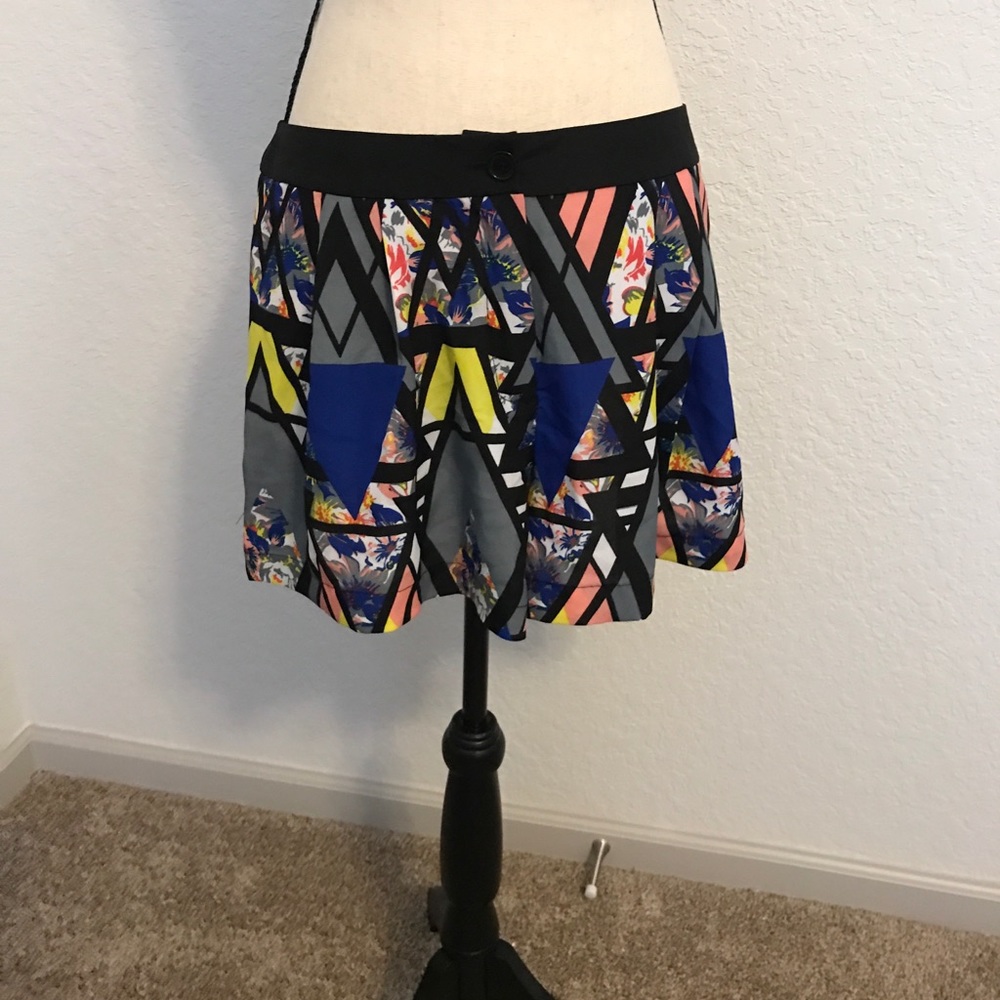 BRAND NWT MULTI COLOR HIGH WAISTED SHORTS!