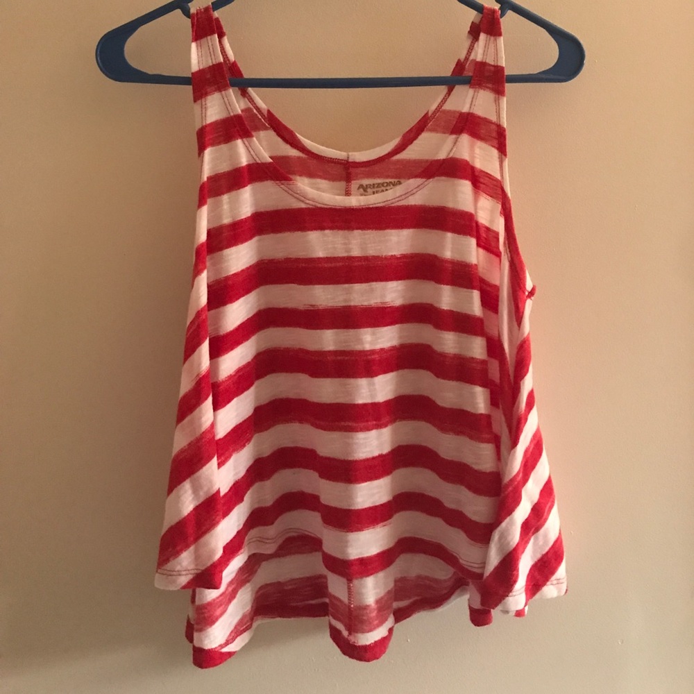 Red and white striped tank!