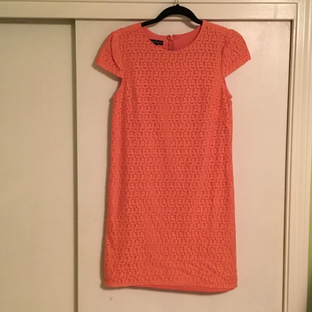 Cute pink/peach lace dress