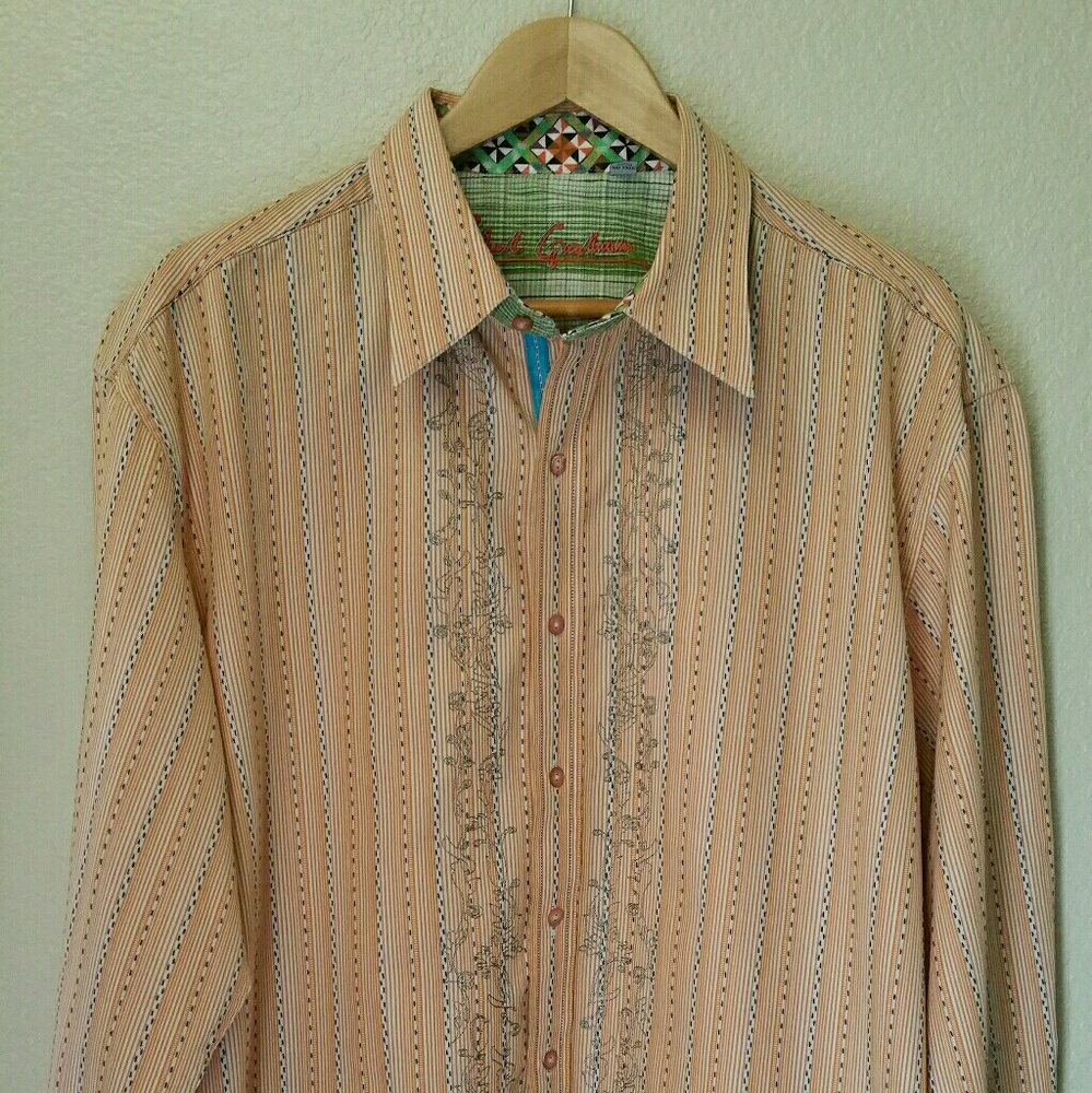 Robert Graham Men's Dress Shirt XXL