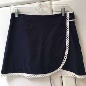 navy & white Lilly Pulitzer skirt