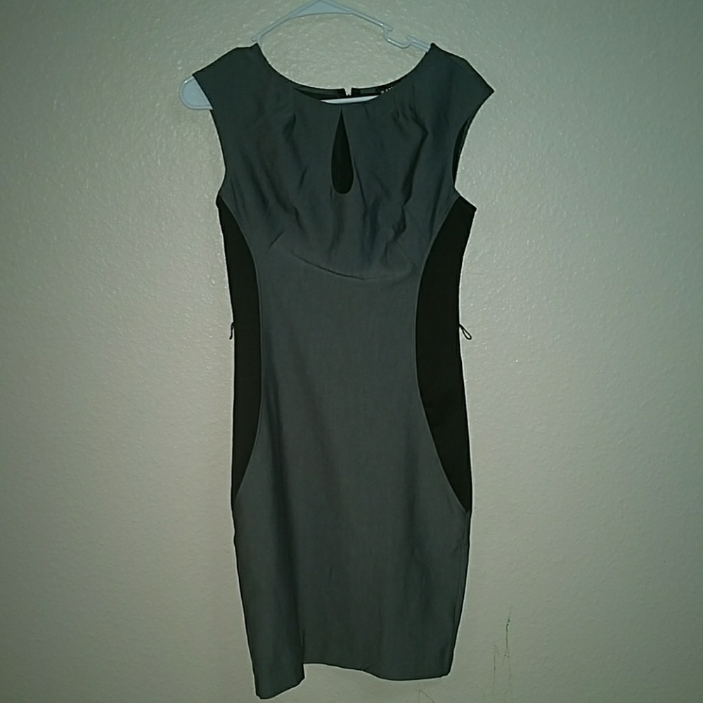 Rampage gray black sheath dress size 5