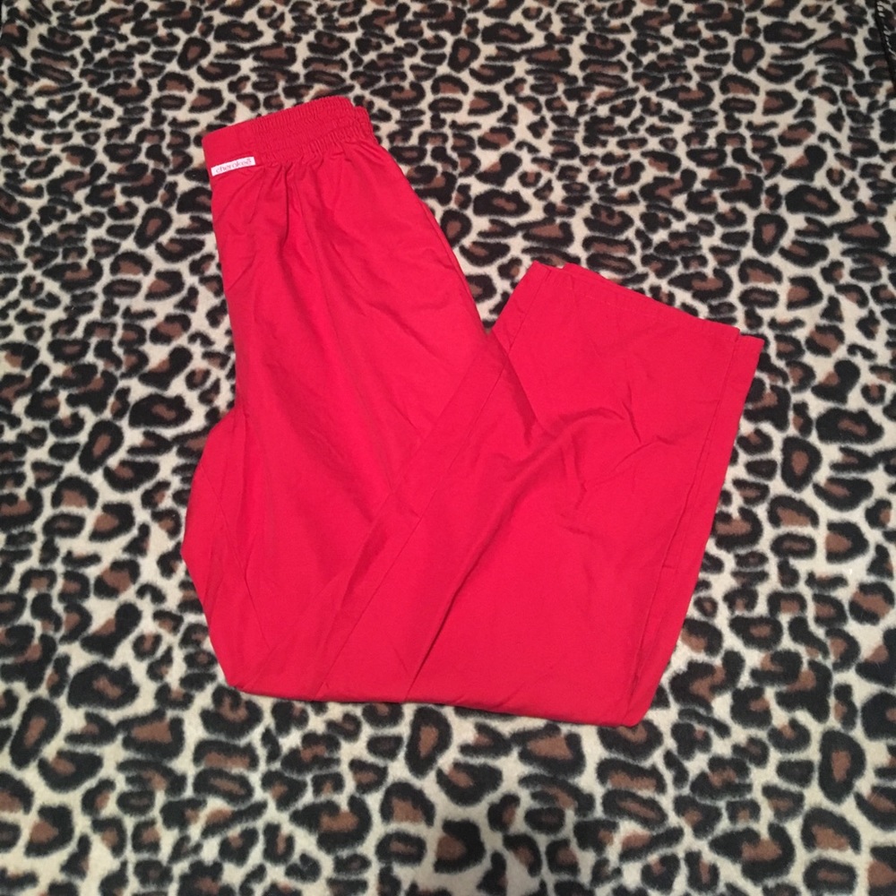 Red Scrub Pants