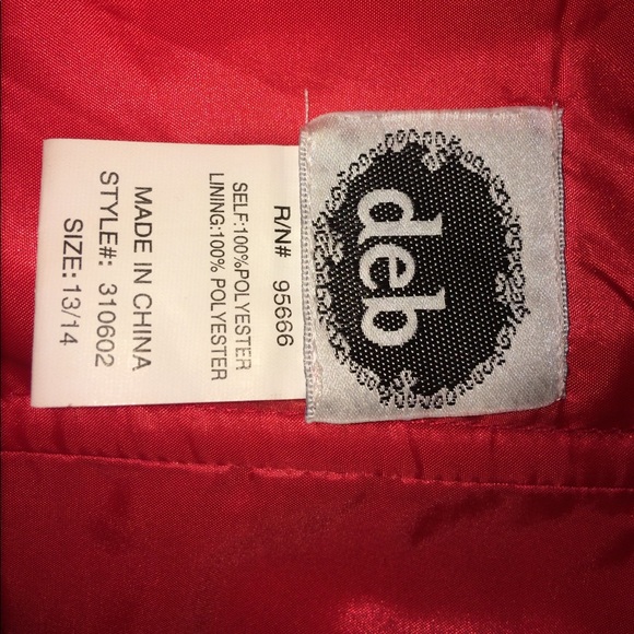 Red Homecoming Dress - Picture 4 of 5