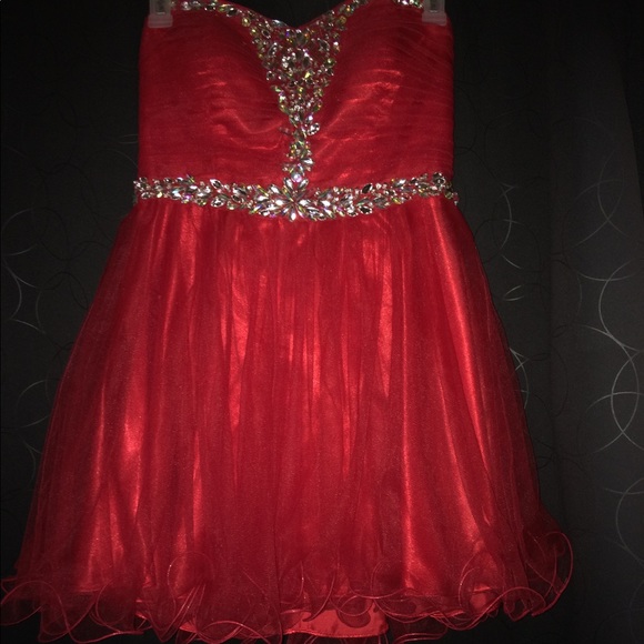 Red Homecoming Dress - Picture 5 of 5