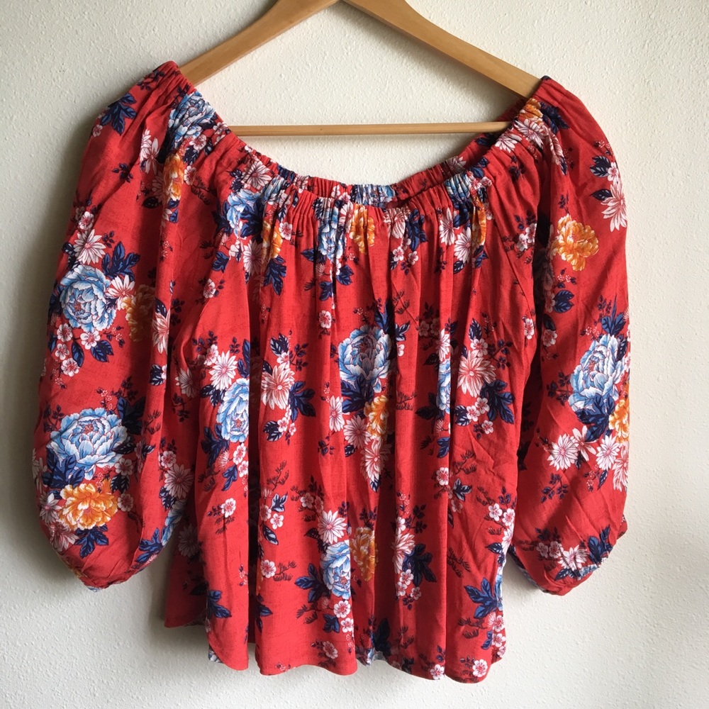 Forever 21 off the shoulder shirt