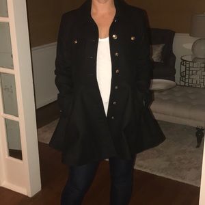 Laundry By Shelli Segal Flare Peacoat