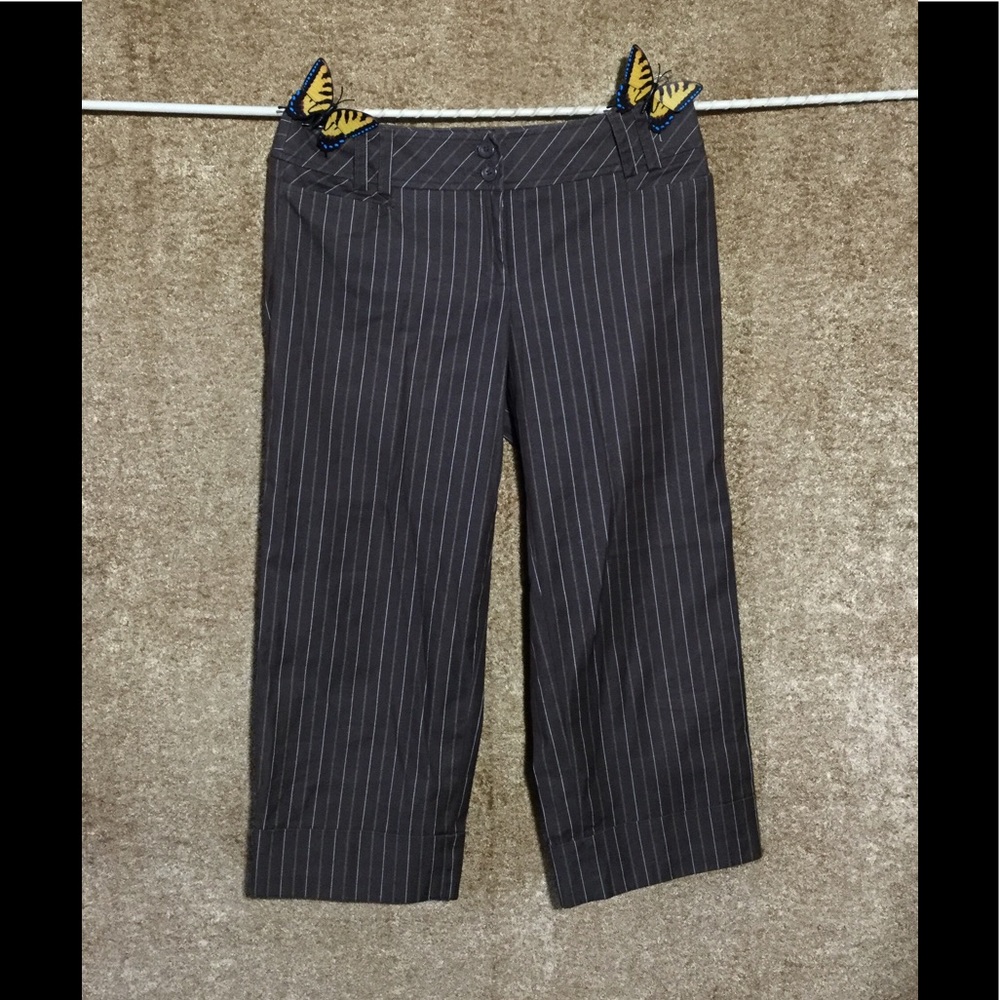 ANN TAYLOR LOFT MARISA Crop Trouser Brown size 6