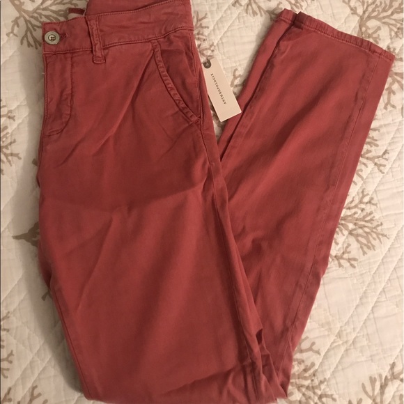 SOLD **NEW* Anthropology size 27 skinny jean Pink/rose - Picture 2 of 3