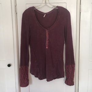 Free People Long Sleeve Top
