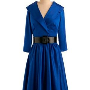 Sheen Queen Blue Pinup Dress