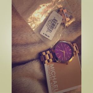 Michael Kors purple watch
