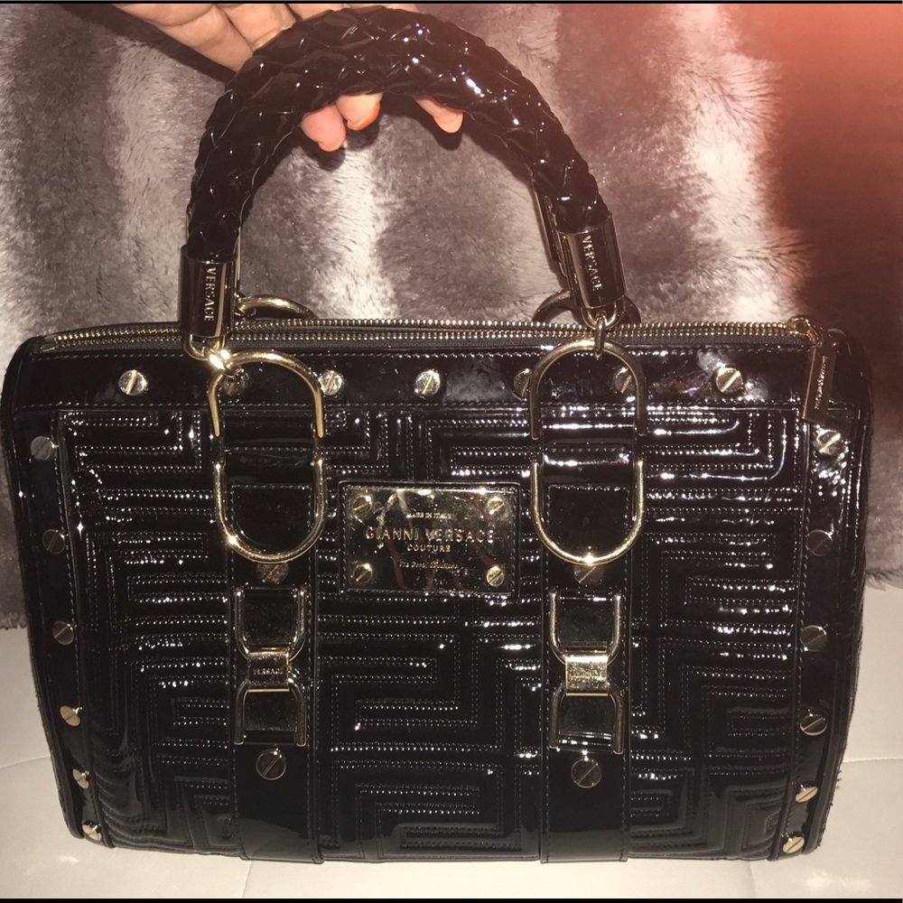 Authentic Gianni Versace Snap out of it Hand Bag