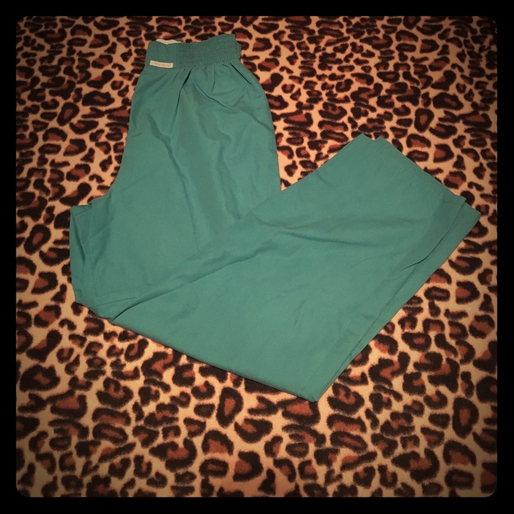 Turquoise Scrub Pants