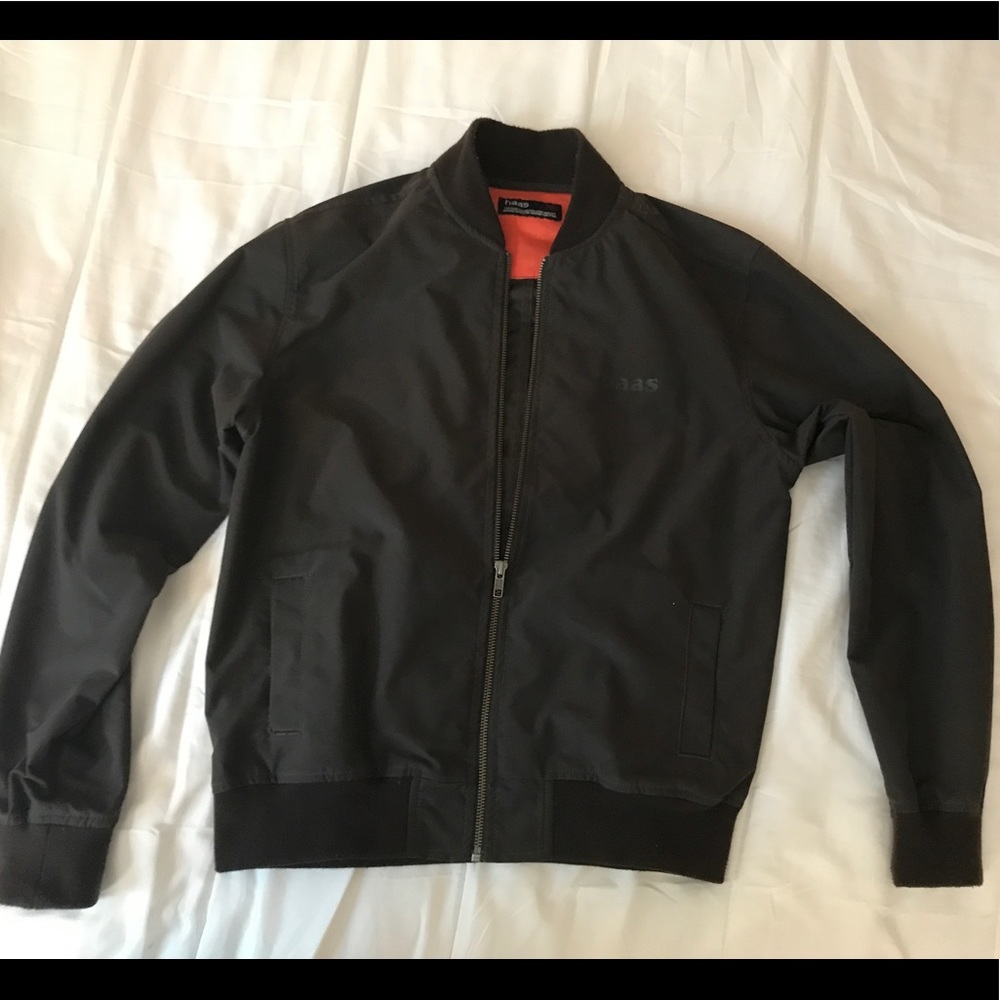BROWN WINDBREAKER BOMBER JACKET
