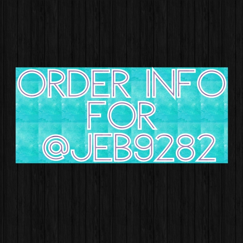 Order Info for @jeb9282