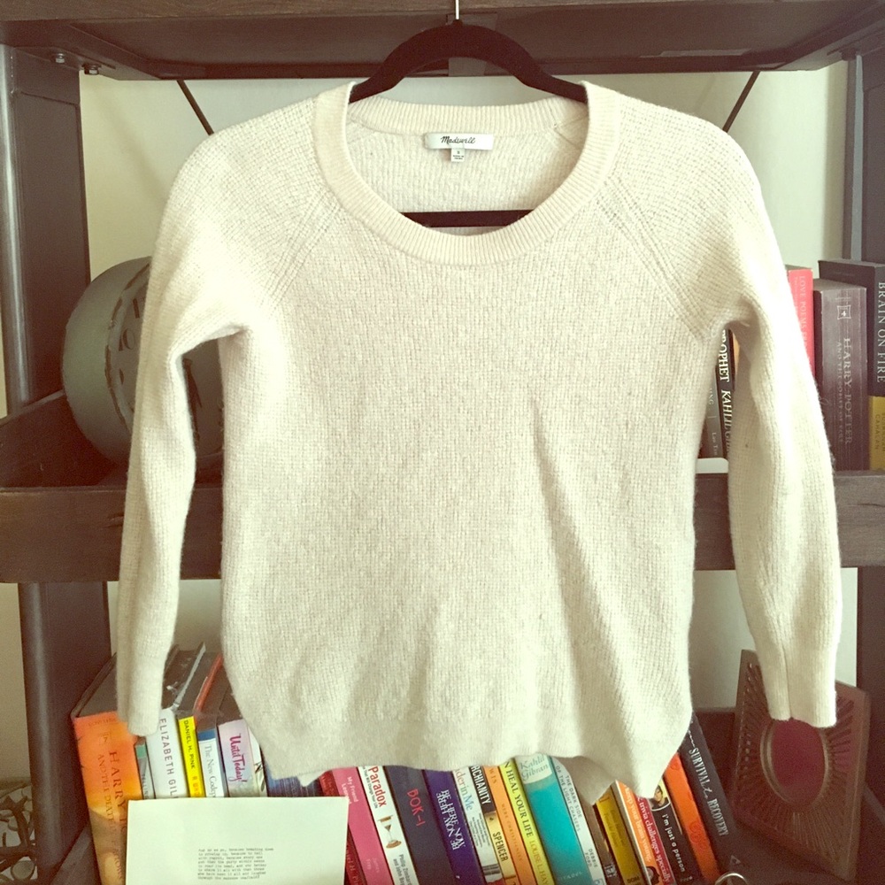 Cream madewell sweater