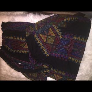 Boohoo off the shoulder bell sleeve dress